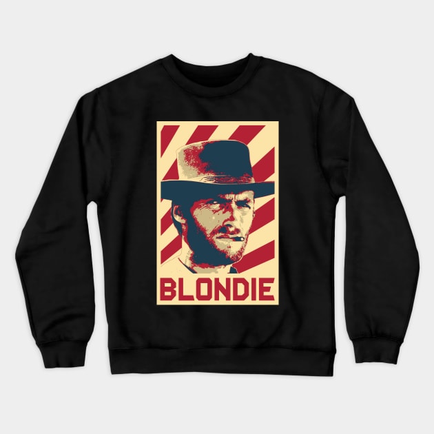 Blondie Retro Propaganda Crewneck Sweatshirt by Nerd_art